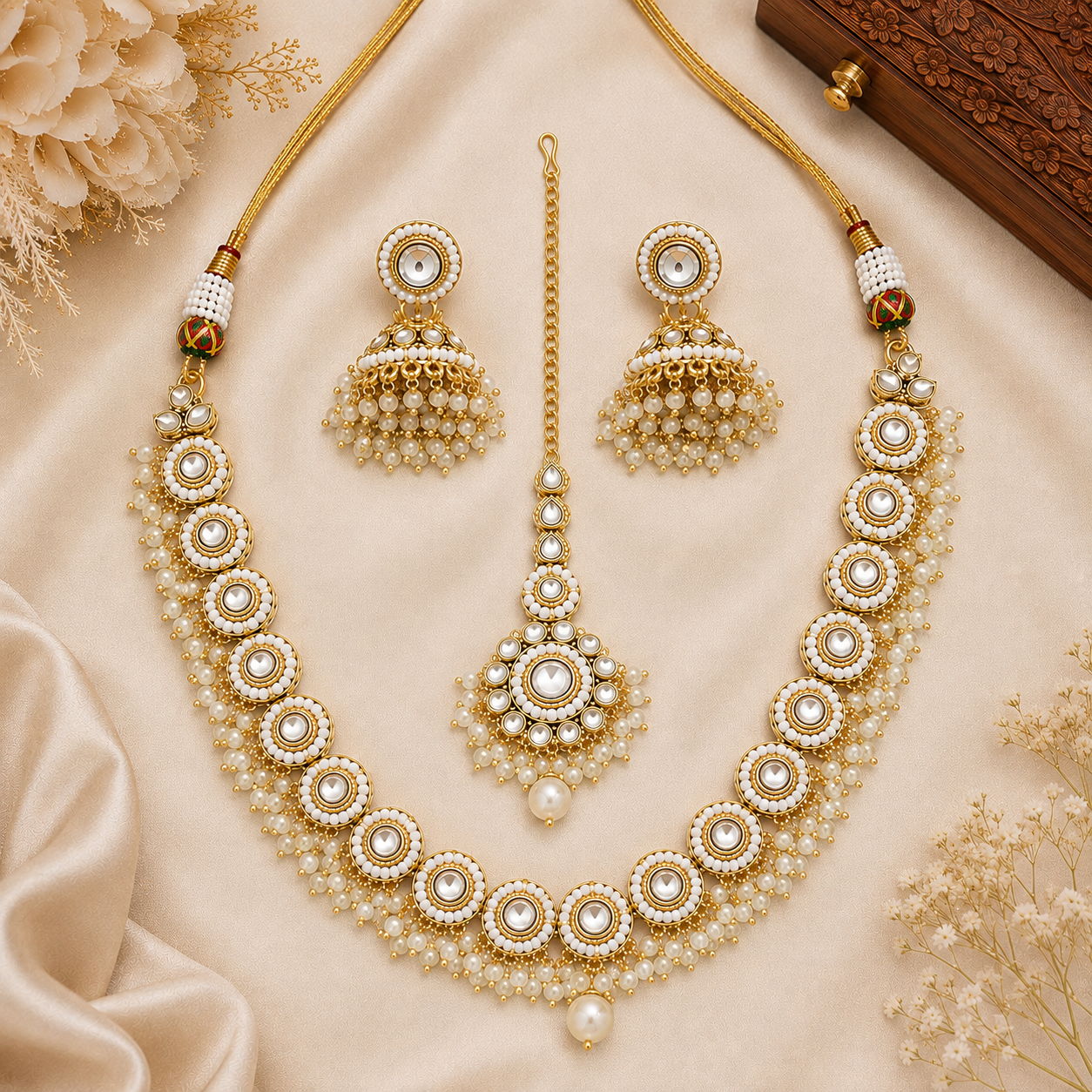 Palak Kundan Necklace