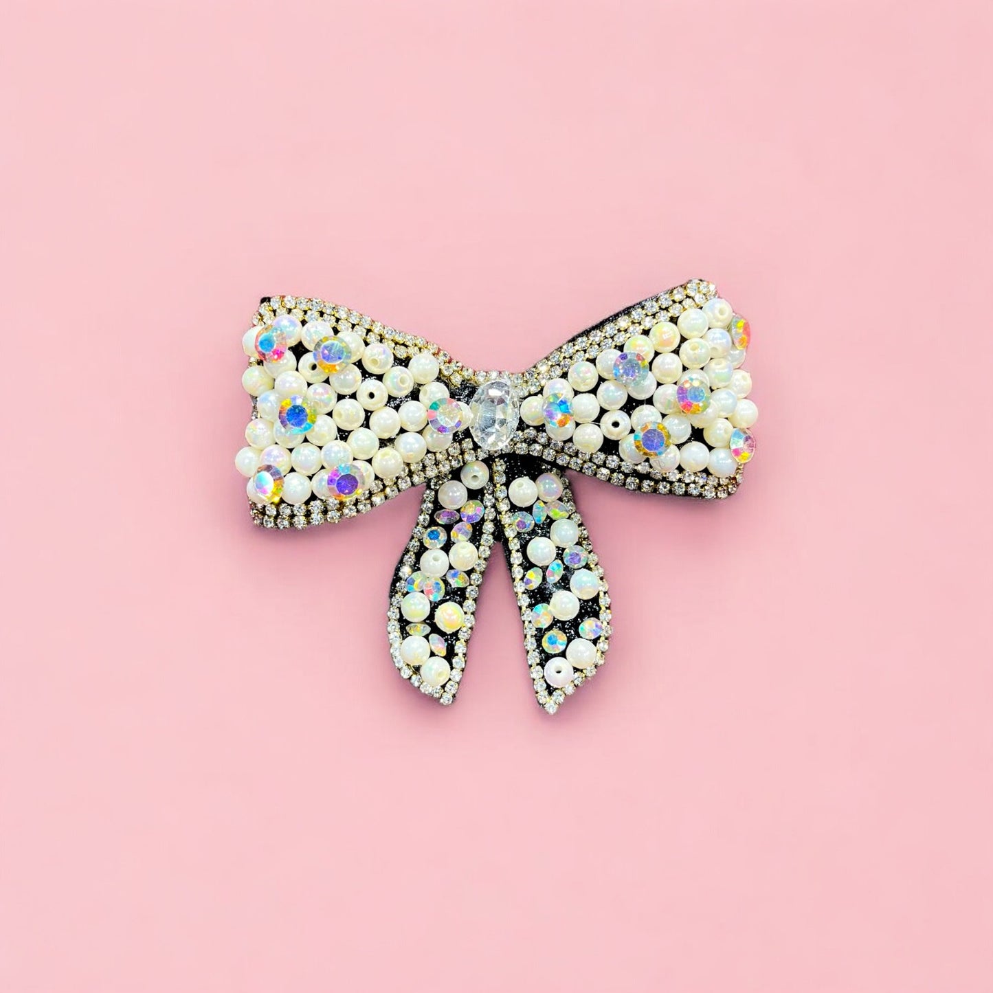 Pearl Bow Hair Clip