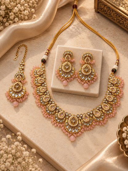 Diya Kundan Necklace
