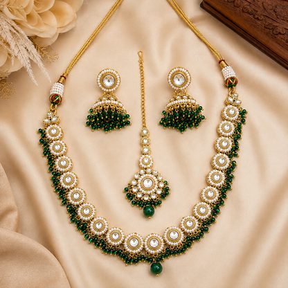 Palak Kundan Necklace