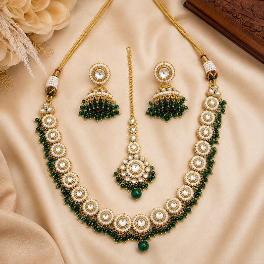 Palak Kundan Necklace