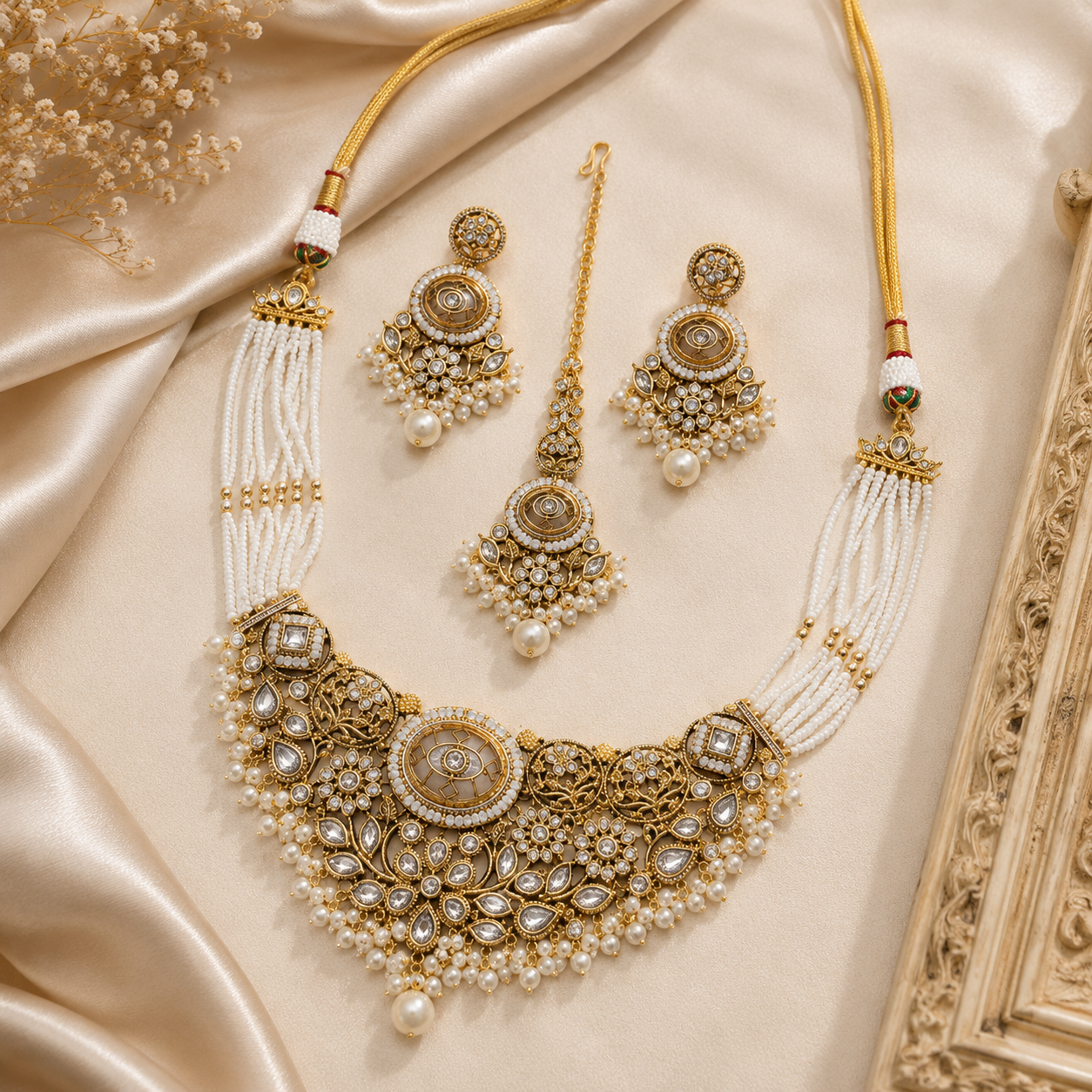 Divya Kundan Necklace Set