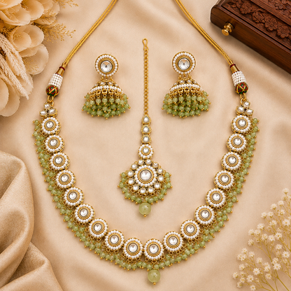Palak Kundan Necklace