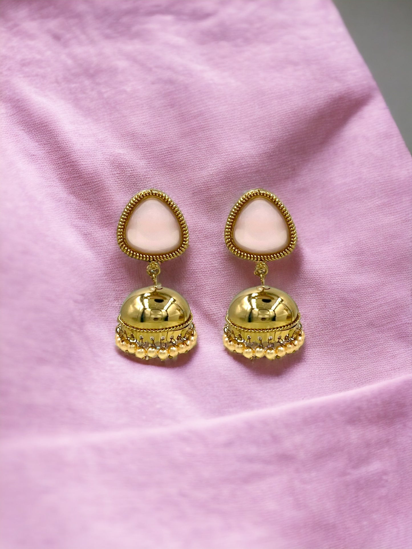 Peach Kalyani Earrings