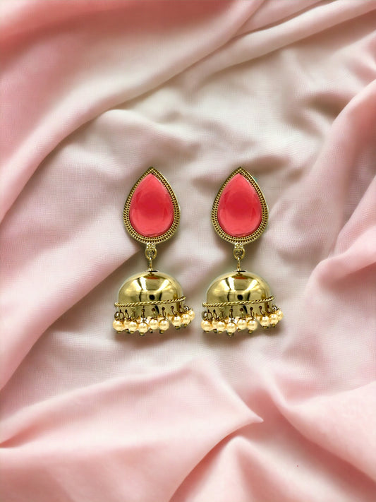 Orange Ratna Earrings