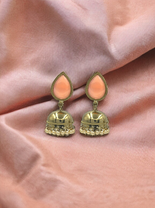 Peach Ratna Earrings