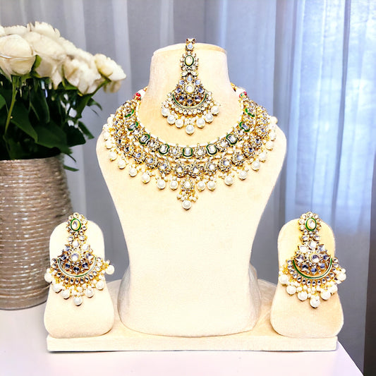 Ivory Avani Kundan Necklace