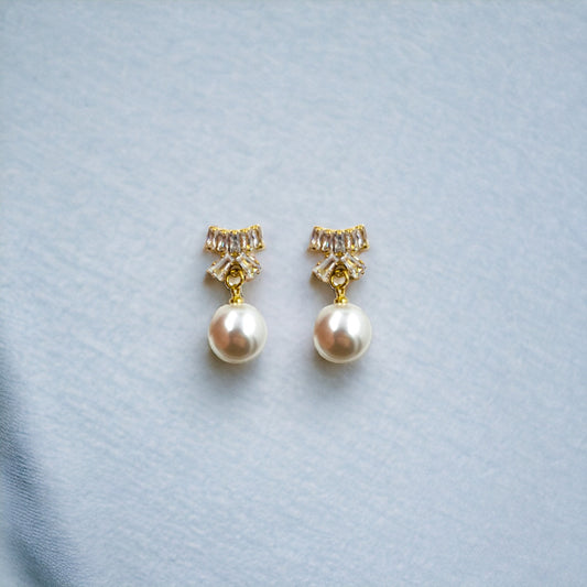 Pearl Essence Drop Earrings